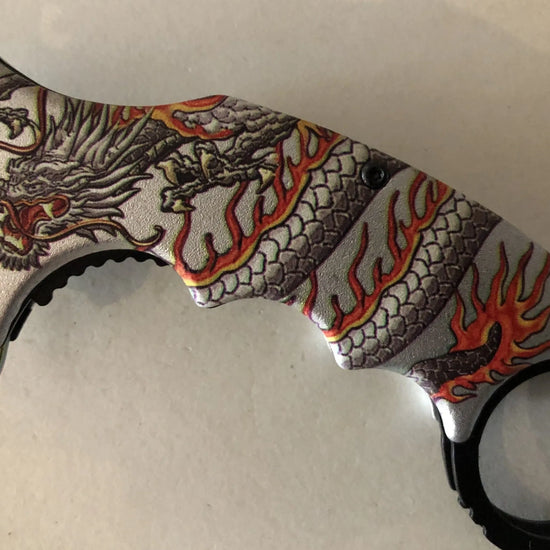 Rainbow Dragon Knife