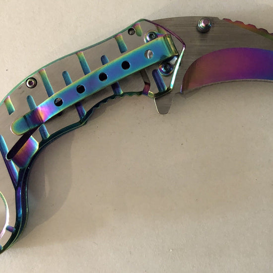 Rainbow Lock Knife