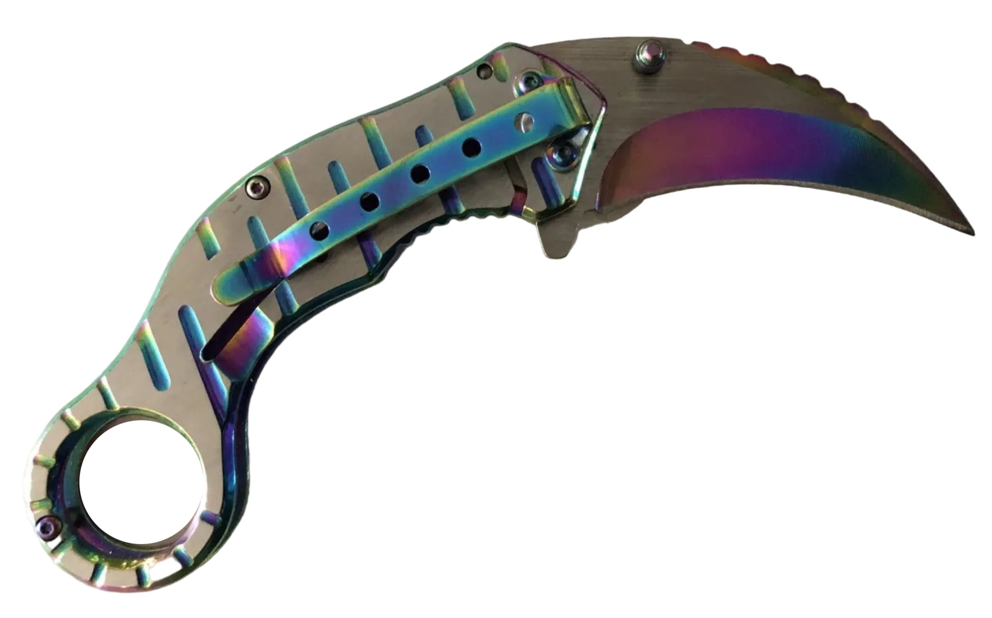 Rainbow Lock Knife