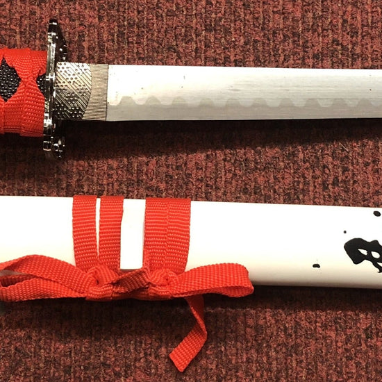 Red & Black Ninja Samurai Sword Set