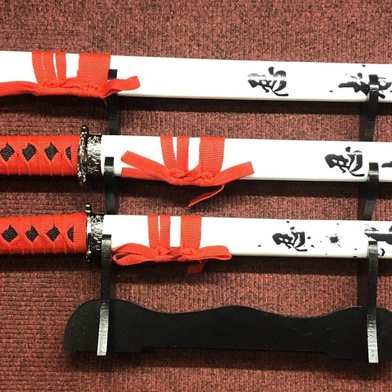 Red & Black Ninja Samurai Sword Set