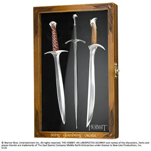 Set of 3 Hobbit Letter Opener's Sting,Glamdring,Orcrist