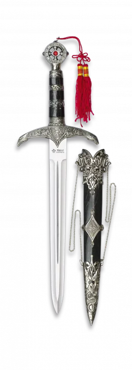 Silver Templar Dagger
