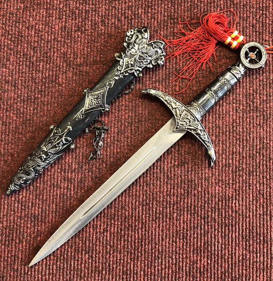Silver Templar Dagger