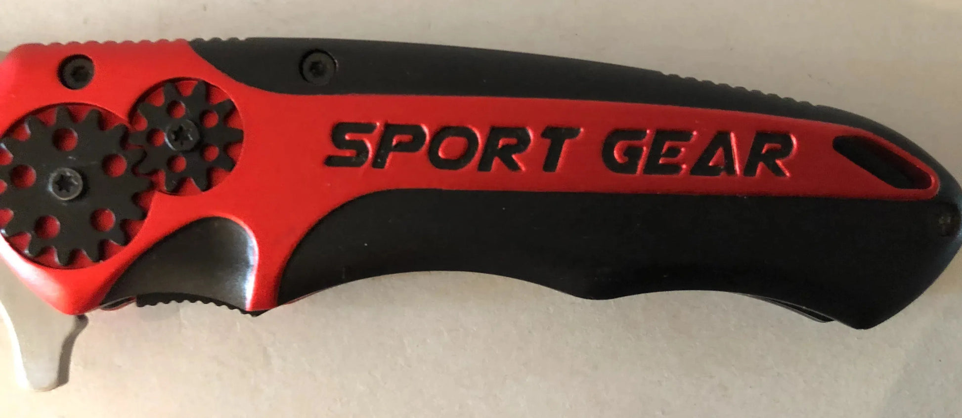 Sports Gear (Red) Lock Knife