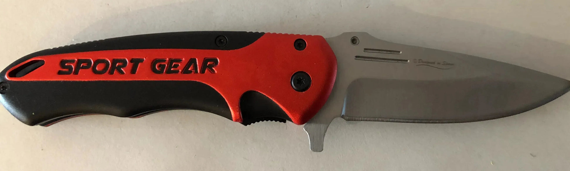 Sports Gear (Red) Lock Knife