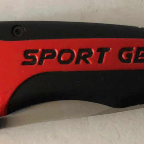 Sports Gear (Red) Lock Knife