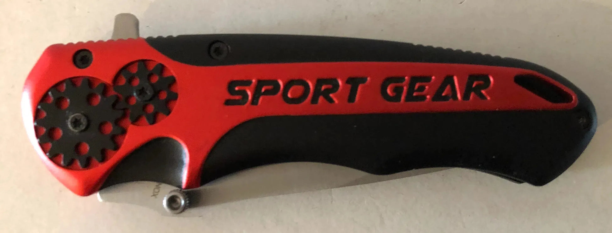 Sports Gear (Red) Lock Knife