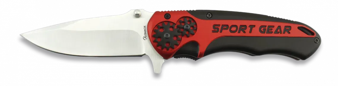 Sports Gear (Red) Lock Knife