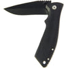 Black Pakkawood Handle Lock Knife