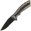 Grey Pakkawood Handle Lock Knife