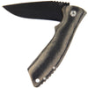 Grey Pakkawood Handle Lock Knife