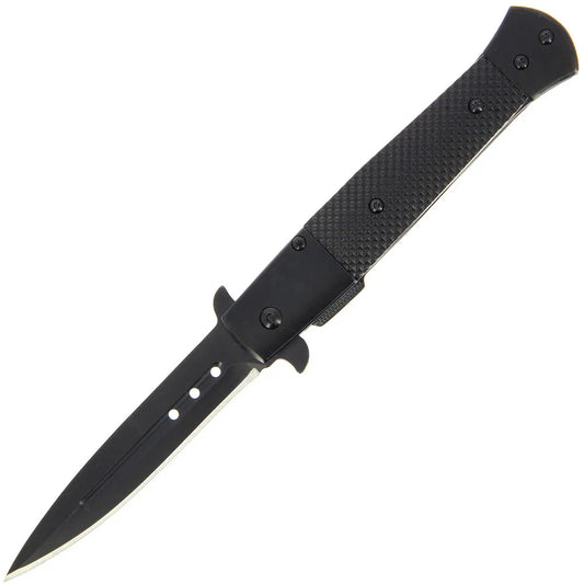 Black Stainless Aluminium Lock Knife