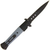 Black Grey Stainless Aluminium Lock Knife