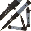 Black Grey Stainless Aluminium Lock Knife