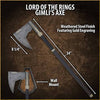 Bearded Axe of Gimli Lord of the Rings Official License Sword