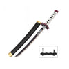 Sword with black sheath on a white background