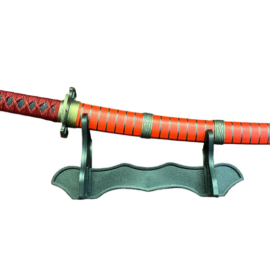 Sword with red and gold handle 