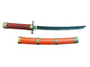 Sword with red and gold sheath