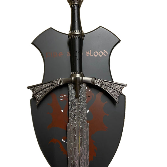 Decorative sword with intricate design 