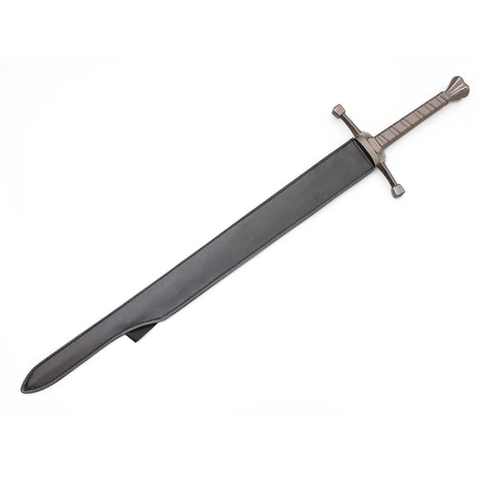 Sword with a gray sheath on a white background