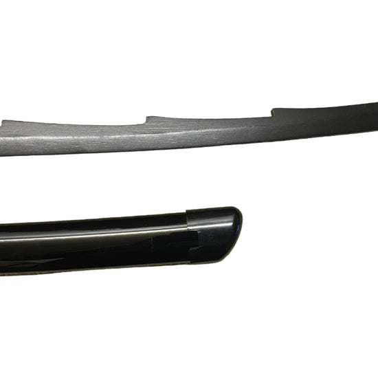 One black curved blade on a white background