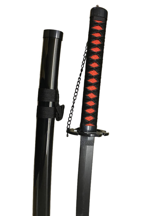 Ichigo Tensa Zangetsu Bleach Cosplay Wood Sword