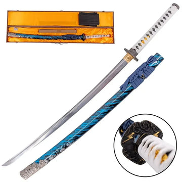 Jin Sakai Storm Hand Forged Clay Tempered Ghost Of Tsushima Katana Sword