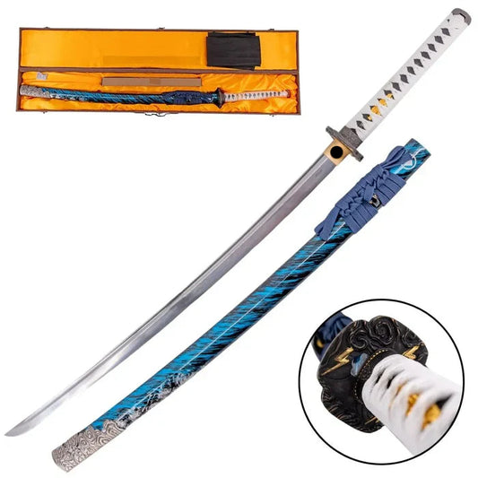 Jin Sakai Storm Hand Forged Clay Tempered Ghost Of Tsushima Katana Sword