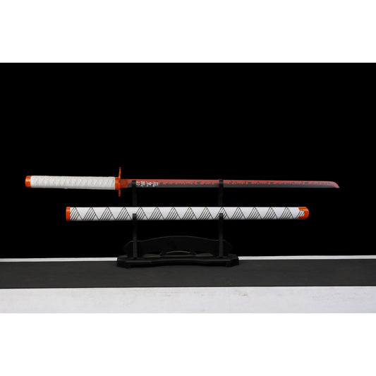 Kyojuro Rengoku Red Nichirin Demon Slayer Katana Sword