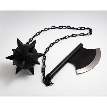 Gyomei Himejima Demon Slayer Stone Hashira Axe & Ball Sword