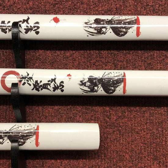 White & Black Samurai Sword Set