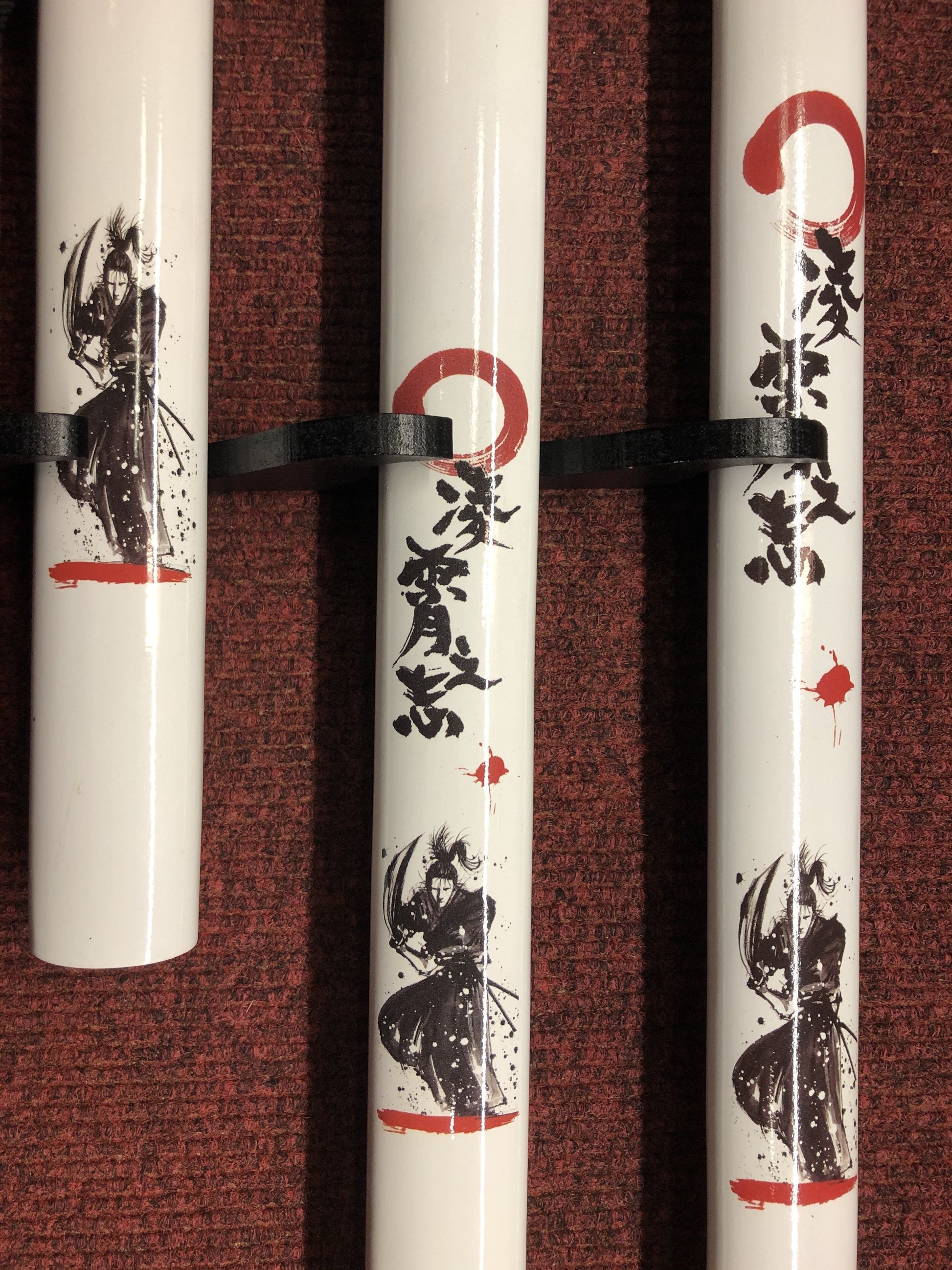 White & Black Samurai Sword Set
