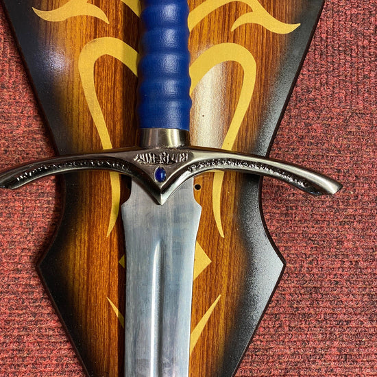 Wizard's Blue (Rings) Plaque Sword
