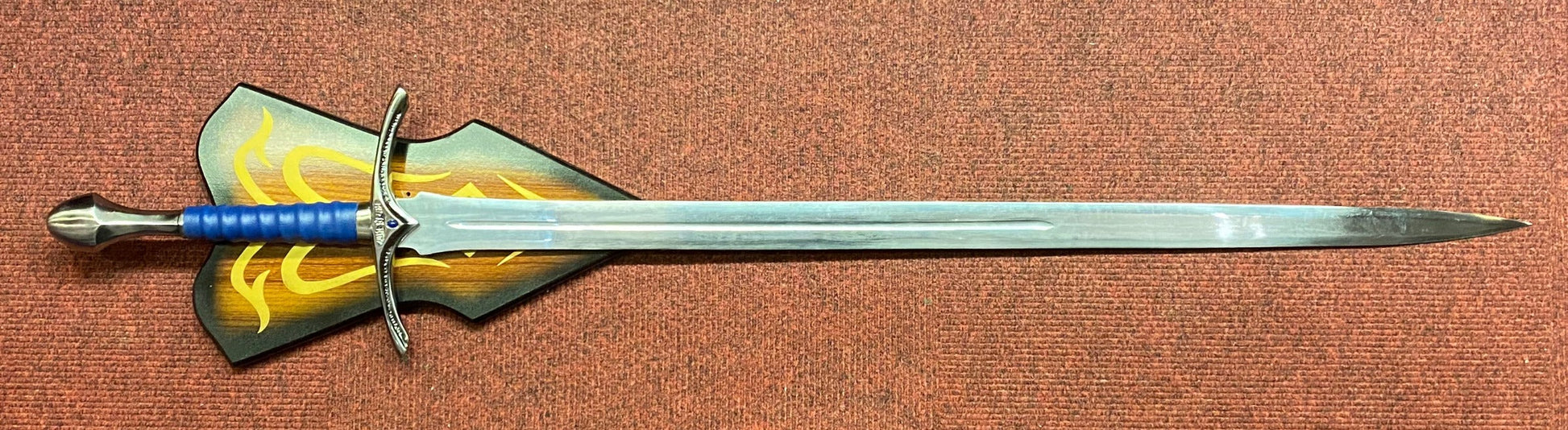 Wizard's Blue (Rings) Plaque Sword