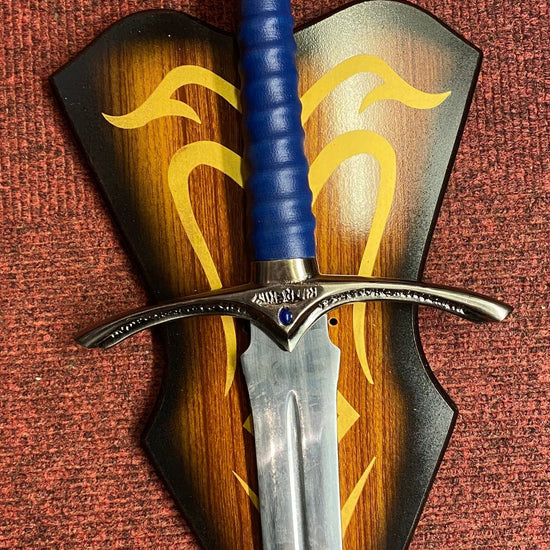 Wizard's Blue (Rings) Plaque Sword