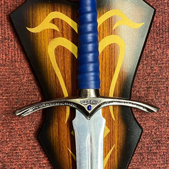 Wizard's Blue (Rings) Plaque Sword