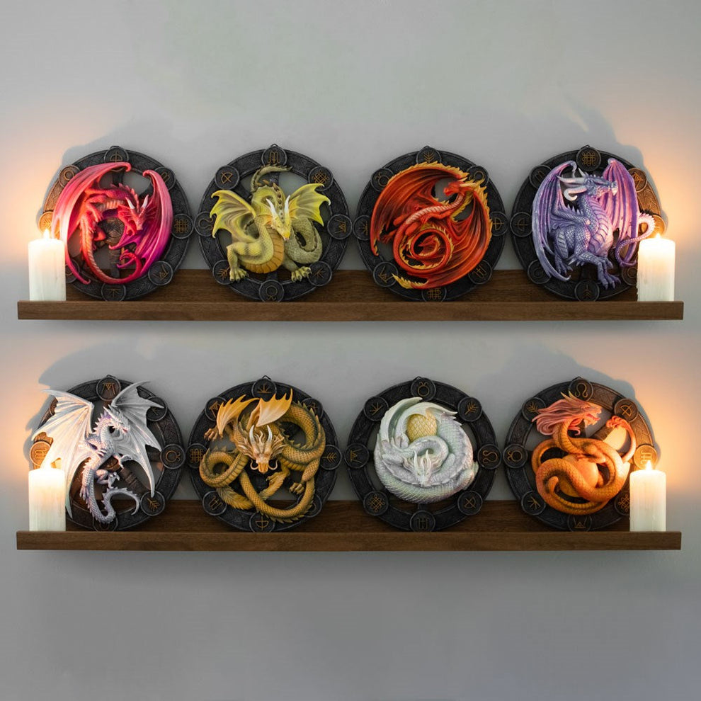 Yule Dragon Wall Plaque Anne Stokes