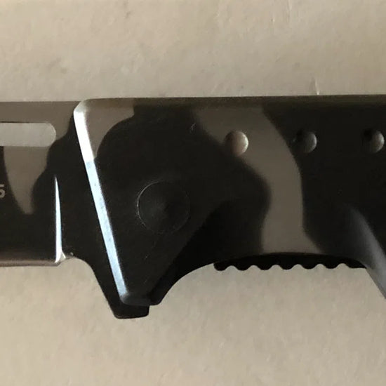Zebra Camo Lock Knife