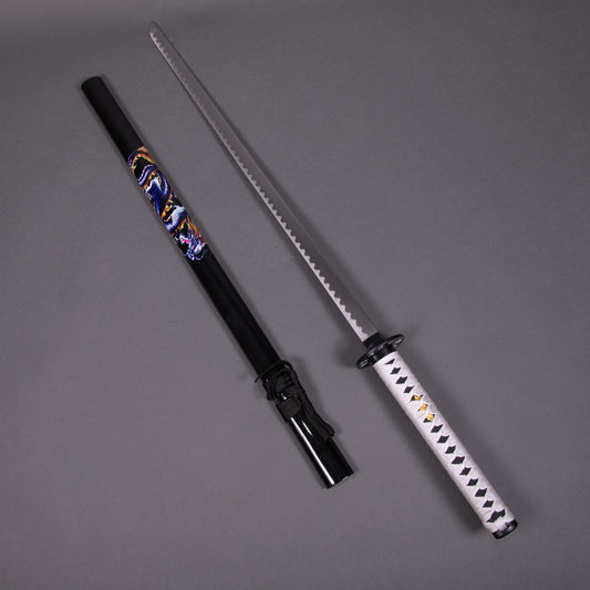 Black Samurai (Blue/Purple Dragon) Sword (AW549)