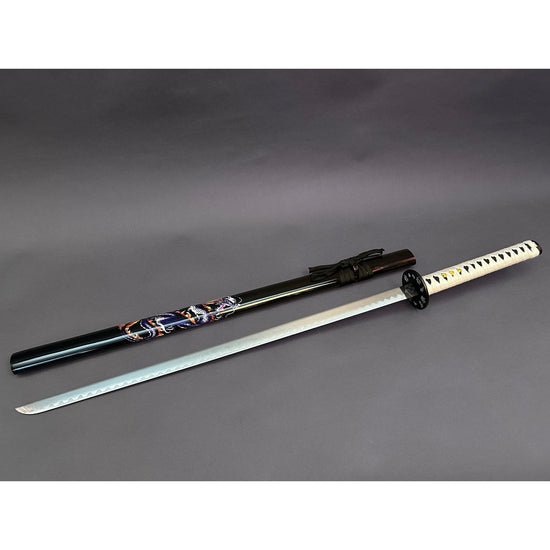 Black Samurai (Blue/Purple Dragon) Sword
