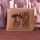 John Wayne Suede Wallet (AW57)