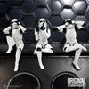 Three Wise Sitting Storm Troopers