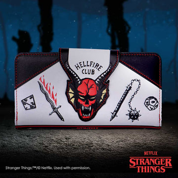 Hellfire Club | Embossed Purse | Stranger Things