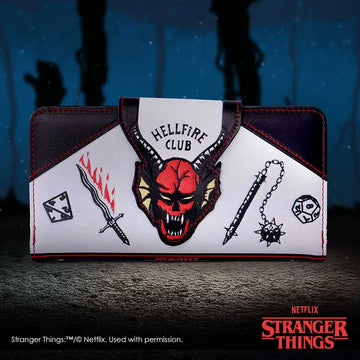 Hellfire Club Embossed Purse Stranger Things