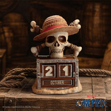 Luffy Jolly Roger One Piece Perpetual Calendar