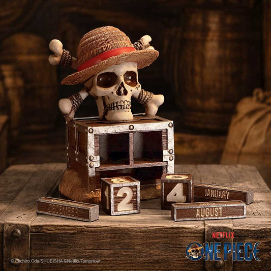 Luffy Jolly Roger One Piece Perpetual Calendar