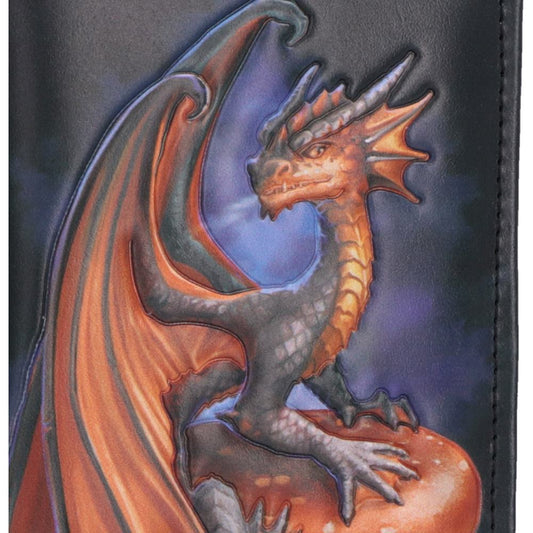 Mushroom Dragon Embossed Purse Anne Stokes