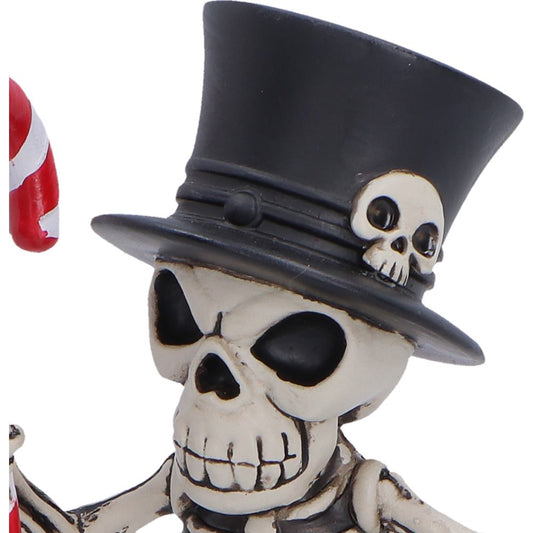 Candy Man Christmas Skeleton Silent Nightmares Figurine