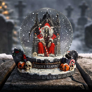 Season's Reapings Christmas Reaper Silent Nightmares Snow Globe